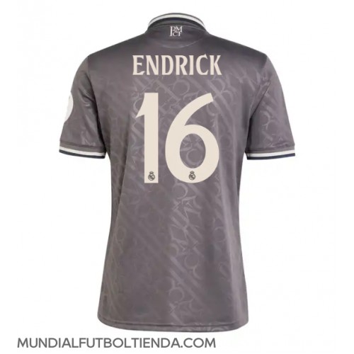 Camiseta Real Madrid Endrick #16 Tercera Equipación Replica 2024-25 mangas cortas